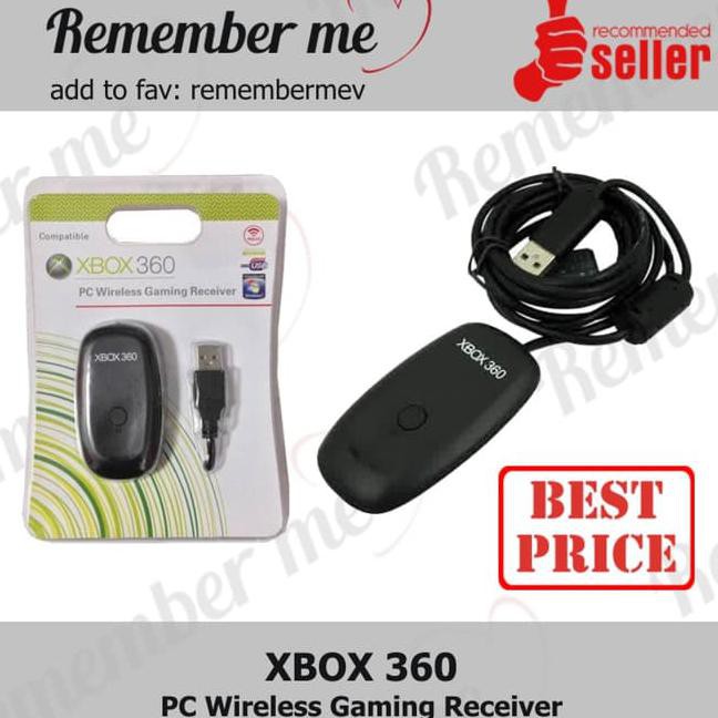 Xbox 360 Wireless Gaming Receiver For Windows termurah 
