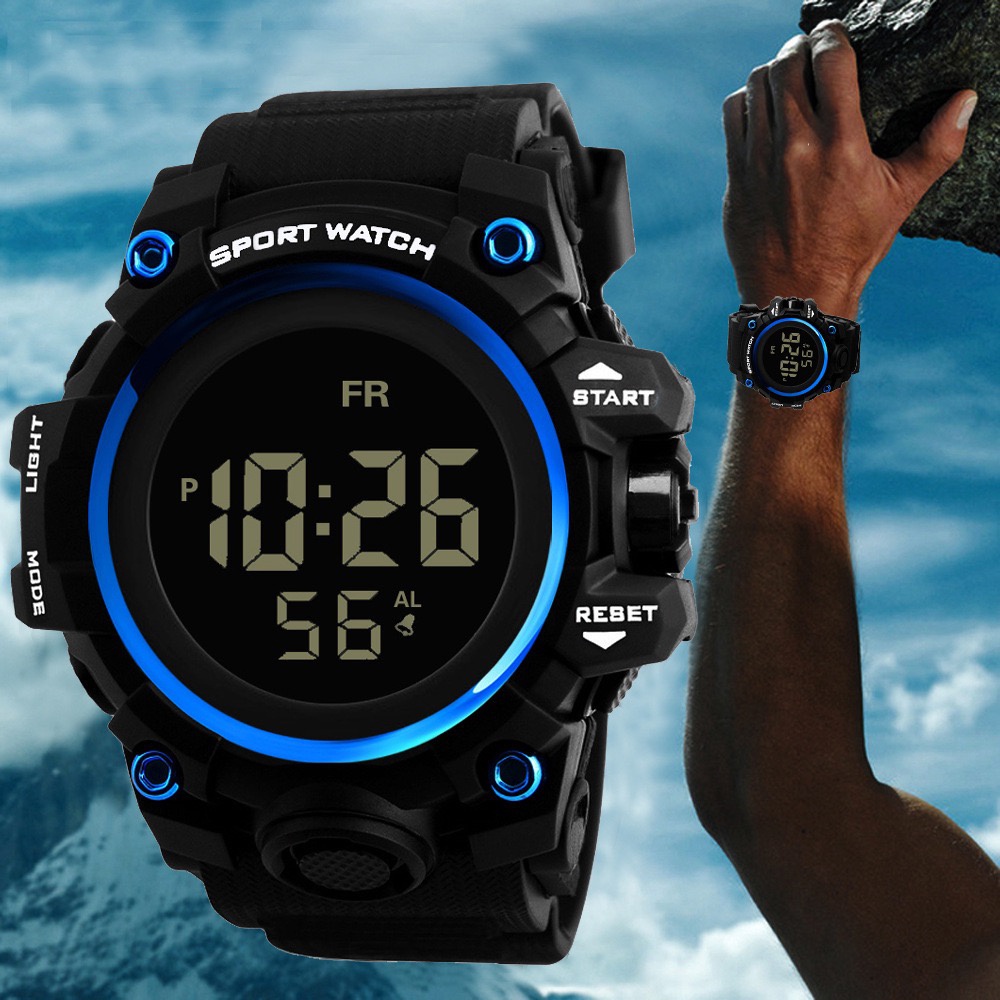 ✅COD Jam Tangan Sport Digital Pria Casual 1384 Tahan Air