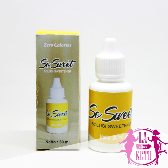 

LA KETO - Sweetener Sucralose SO SWEET| KetoFriendly| LowCarb @30ml