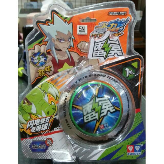 Yoyo Auldey Blazing Teens Green Thunder Hades Lv. 1