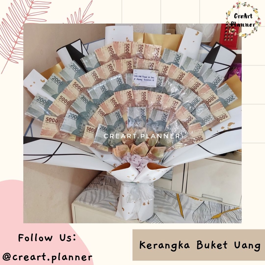 Hand Bouqet.Money Bouqet.Hampers.Buket uang.Buket bunga.Bunga uang.Hias Mahar.Hias Seserahan 7