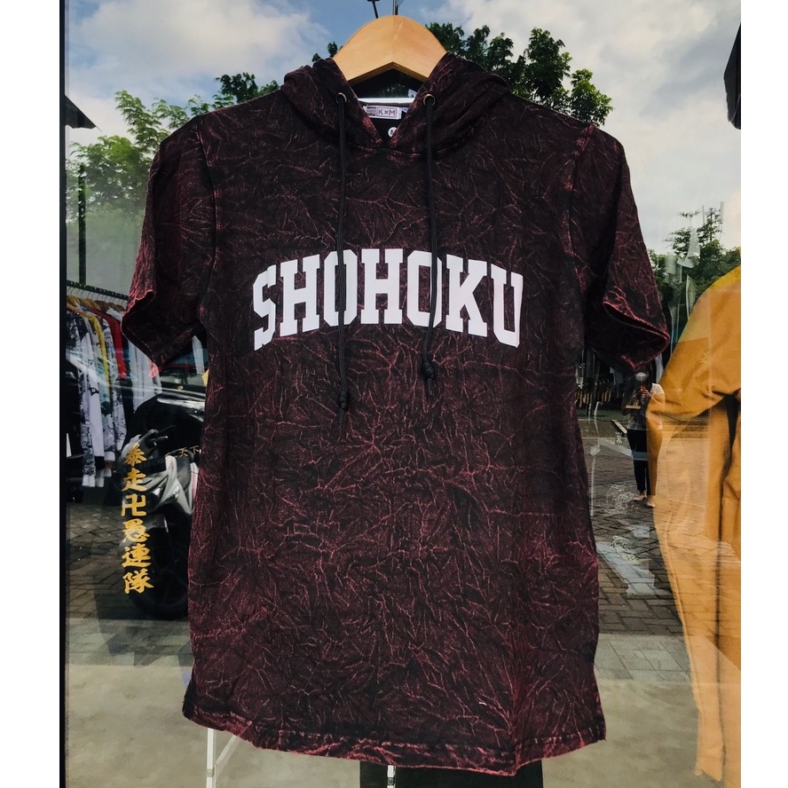 Tshirt Hoodie Washed Shohoku Anime Manga Slam Dunk Premium Unisex