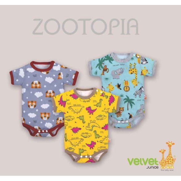 Jumper SEGITIGA Pendek Velvet / ARUCHI Newborn Bahan Halus