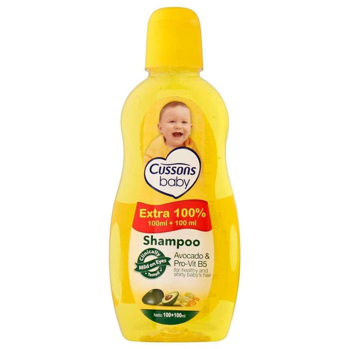 Cussons Baby Shampoo Almond Oil &amp; Honey Avocado 50+50 ml Extra 100% Sampo Bayi Cussons