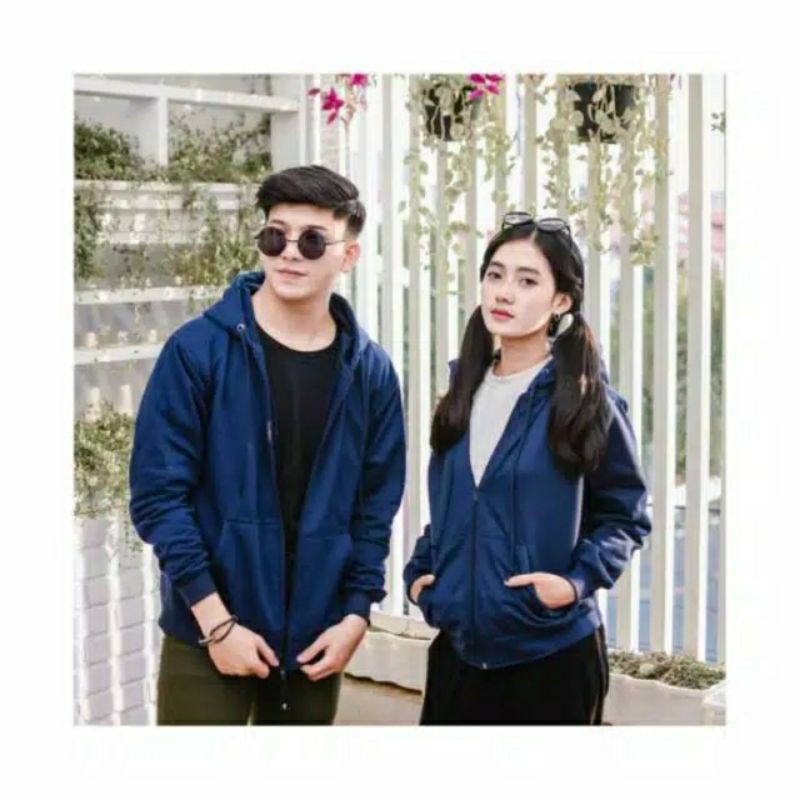 JAKET HOODIE POLOS / ZIPPER / ZIPHOODIE UNISEX MURAH