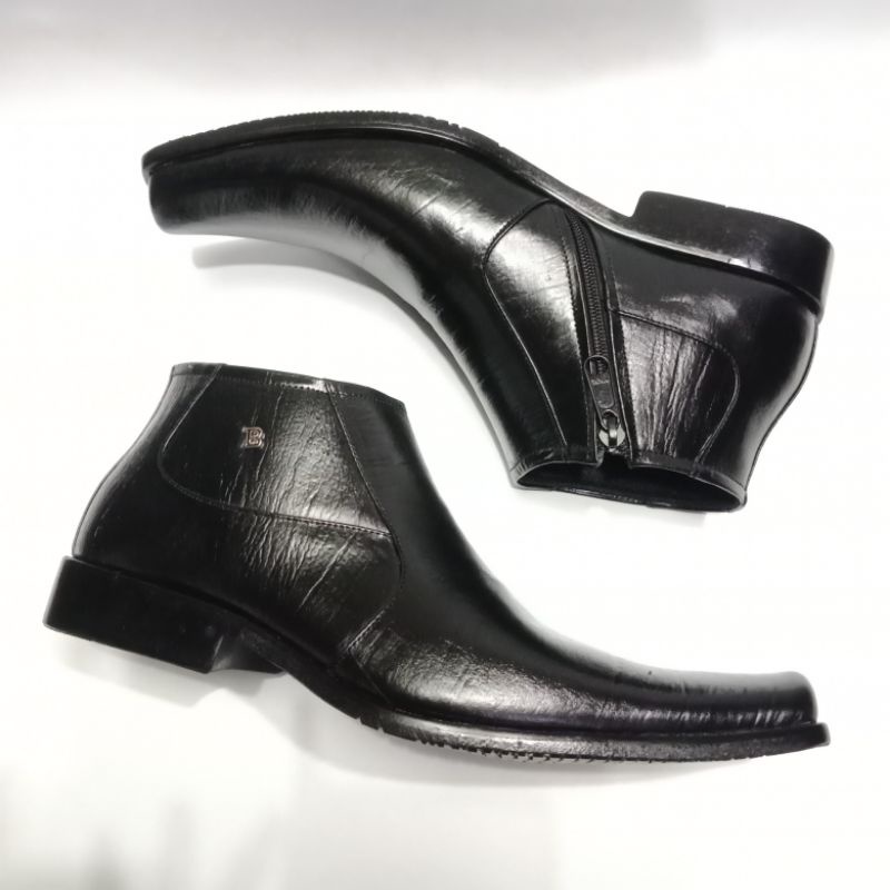 Sepatu Pantofel Boot Kerja Pria/Kulit Asli/Merek Bally/Pantofel Boot Formal Pria/Sepatu Kerja Pria