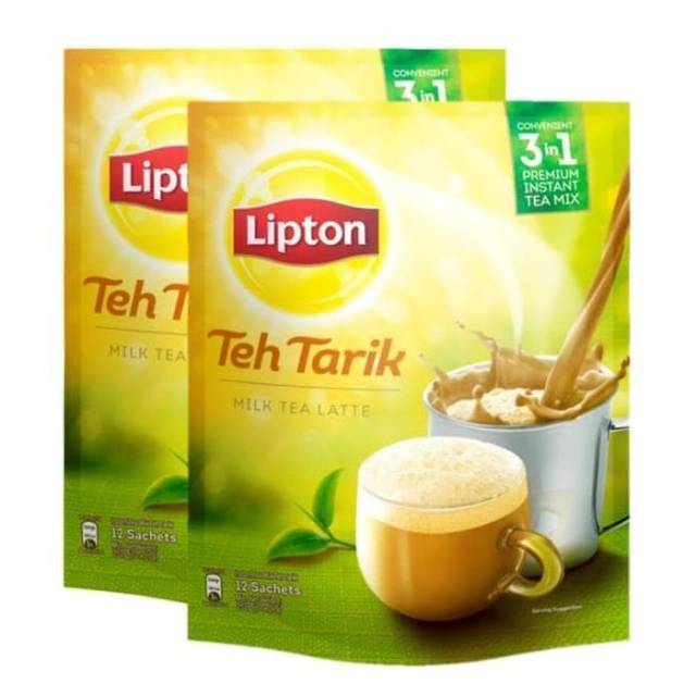 

Lipton teh tarik milk tea latte instant original halia jahe earlgrey