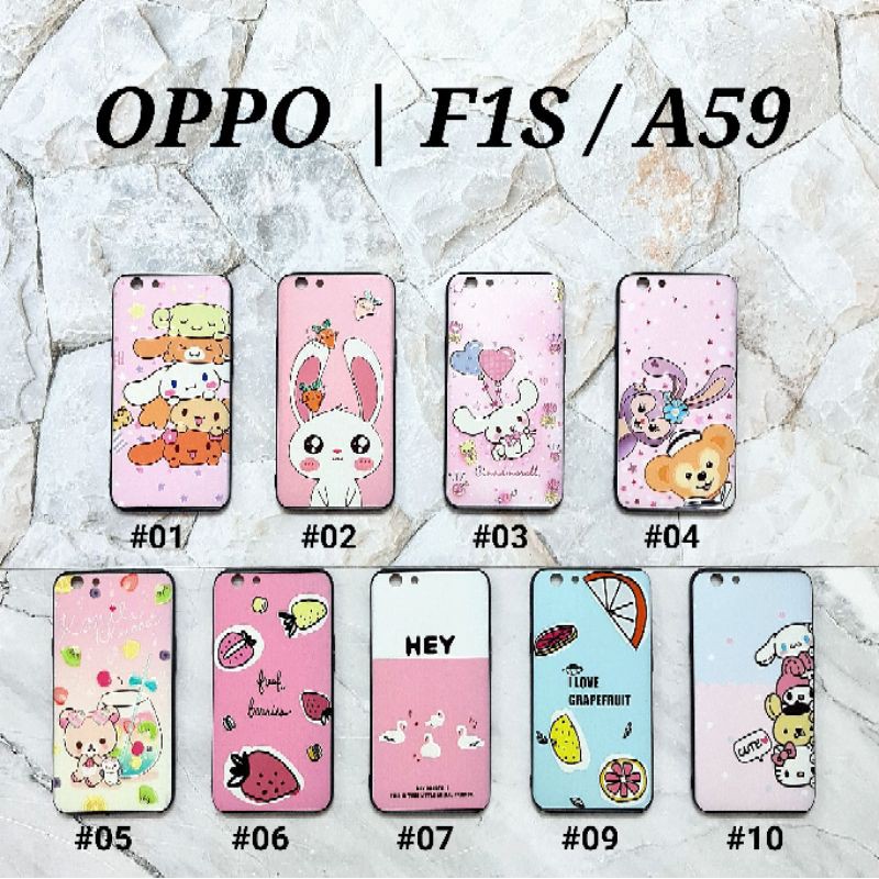 VIVO V15 OPPO A59 / F1S F11 PRO REDMI GO REDMI 7 REDMI NOTE 7 - PINKY CANDY Soft Hard Case Pastel Cartoon