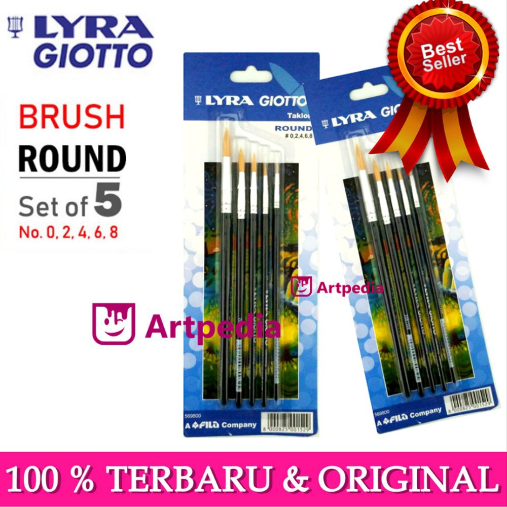 

Dijual LYRA ART BRUSH SET ROUND / KUAS BULAT SET Terlaris