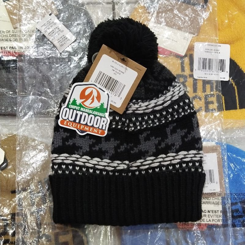 The North Face Fair Isle Beanie Kupluk TNF Black