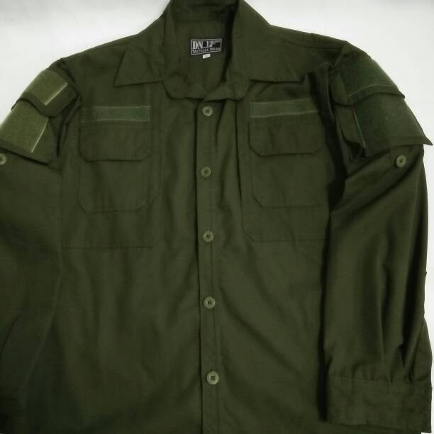 Kemeja Tactical Outdoor Hijau Army