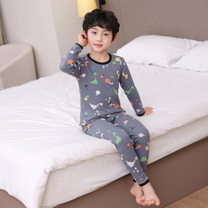 PIYAMA KAOS IMPORT BAJU TIDUR ANAK LENGAN PANJANG BAHAN PREMIUM