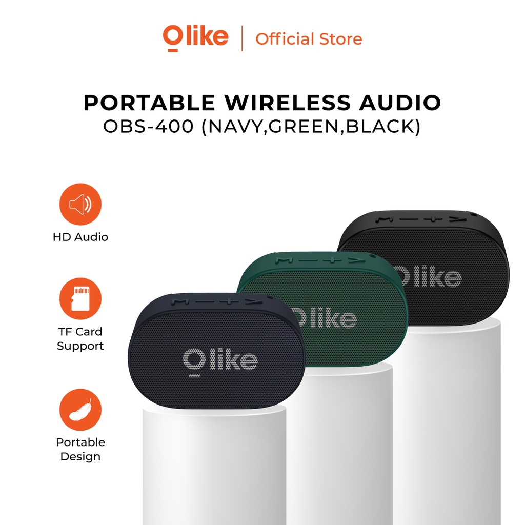 Olike Speaker Bluetooth Wireless KS1 HD Audio TF Card Support Garansi Resmi 6 Bulan OBS-400