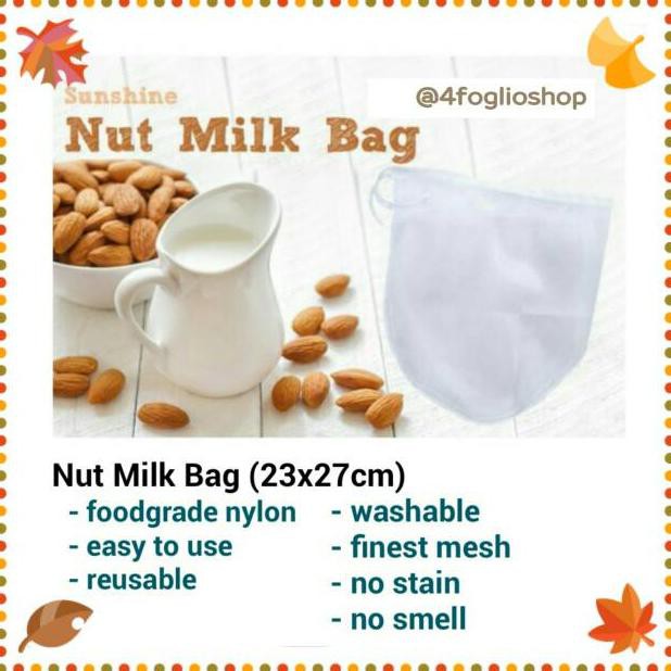 

NUT MILK BAG FOODGRADE MATERIAL (UNBLEACHED)