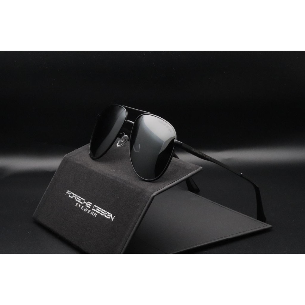 TERMURAH..Kacamata Hitam Fashion Pria / Kacamata Sunglasses Porsche Design P6333 Fullset Super