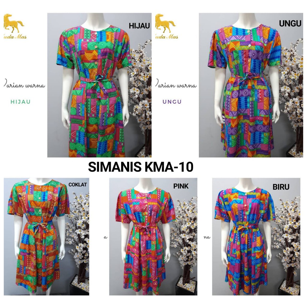 AS Daster Batik Kudamas Simanis LD 108cm Busui KMA-10 &amp; KB-180