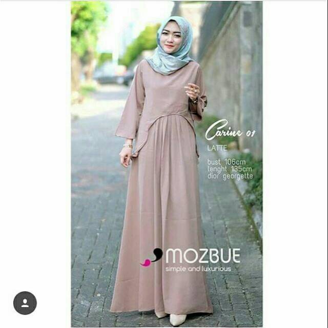 Corine Dress DRESS MUSLIM, baju wanita, baju gamis, dress, gamis, Baju gamis, fashion wanita