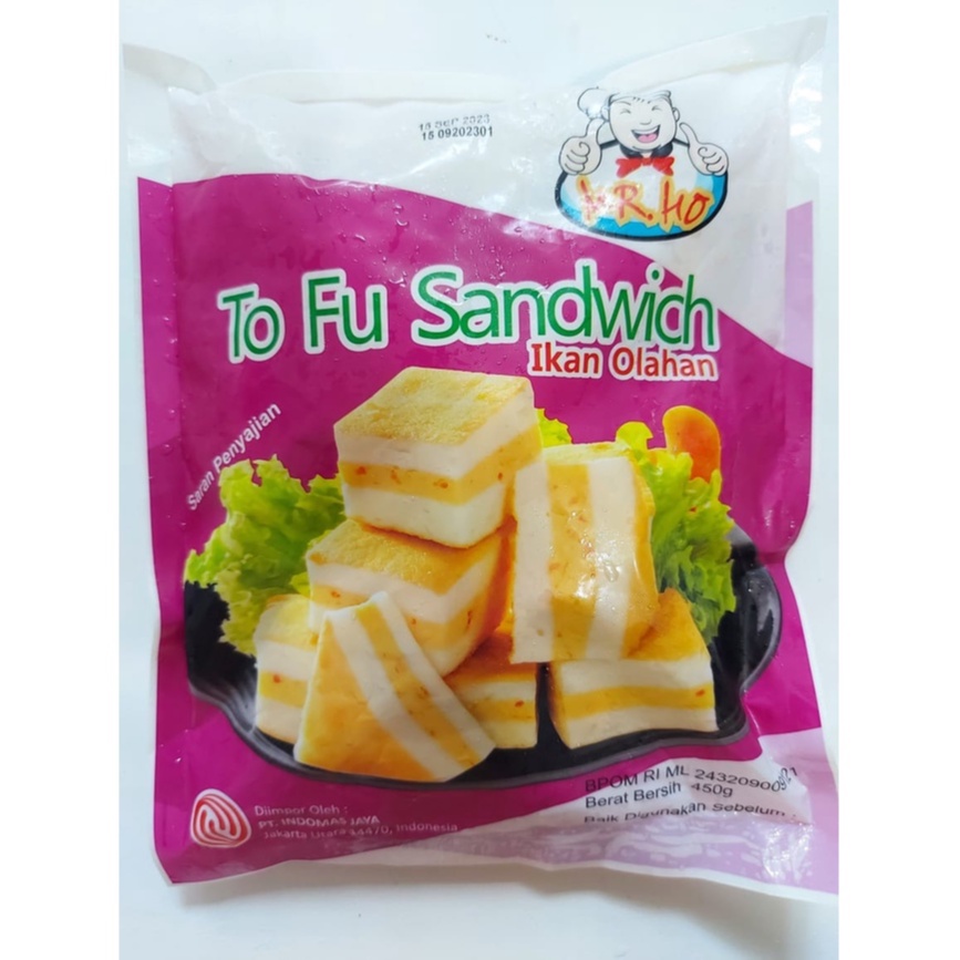 

Mr. Ho Tofu Sandwich 450gr Ikan Olahan