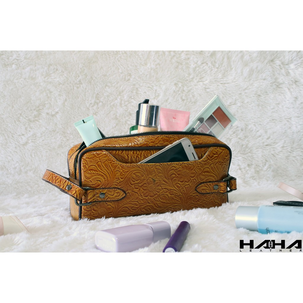 Pouch LOVIO Kulit Asli Handbag Hand Bag Clucth kulit Cewek Cowok Laki Perempuan Pria Wanita