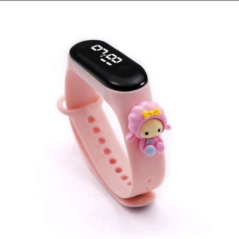 Jam Tangan Elektronik led motif Kartun /Jam Karakter Anak  (011R)