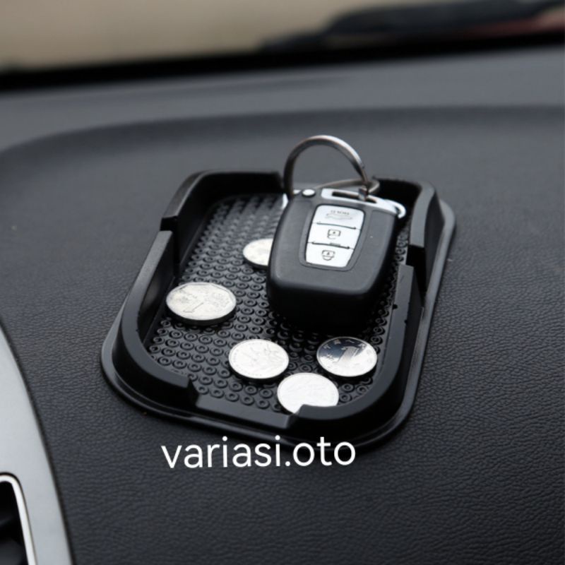 Anti Slip Dashboard Tempat Koin Dan HP Sticky Pad CAR