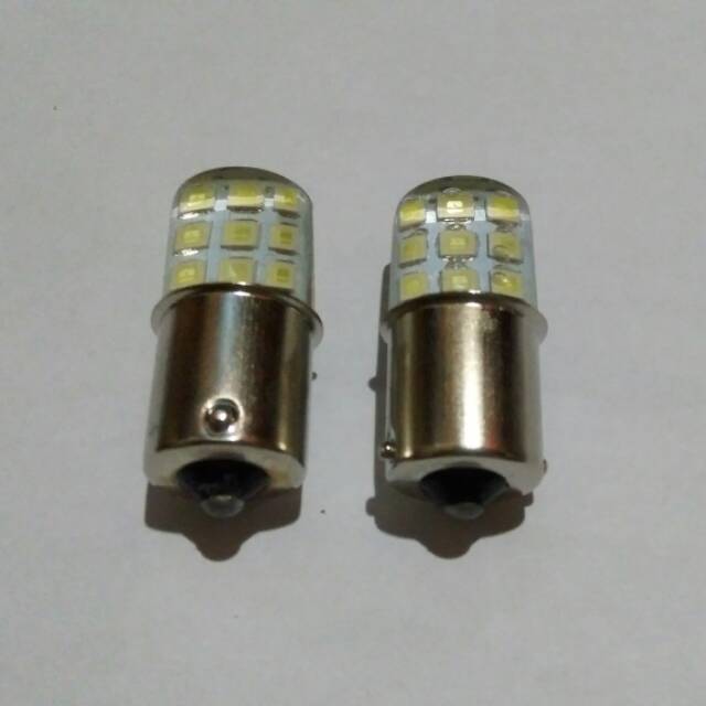 LED 24 volt Kaki 1 Lampu SEIN Bemper  flash 18 LED Jelly kedip strobo