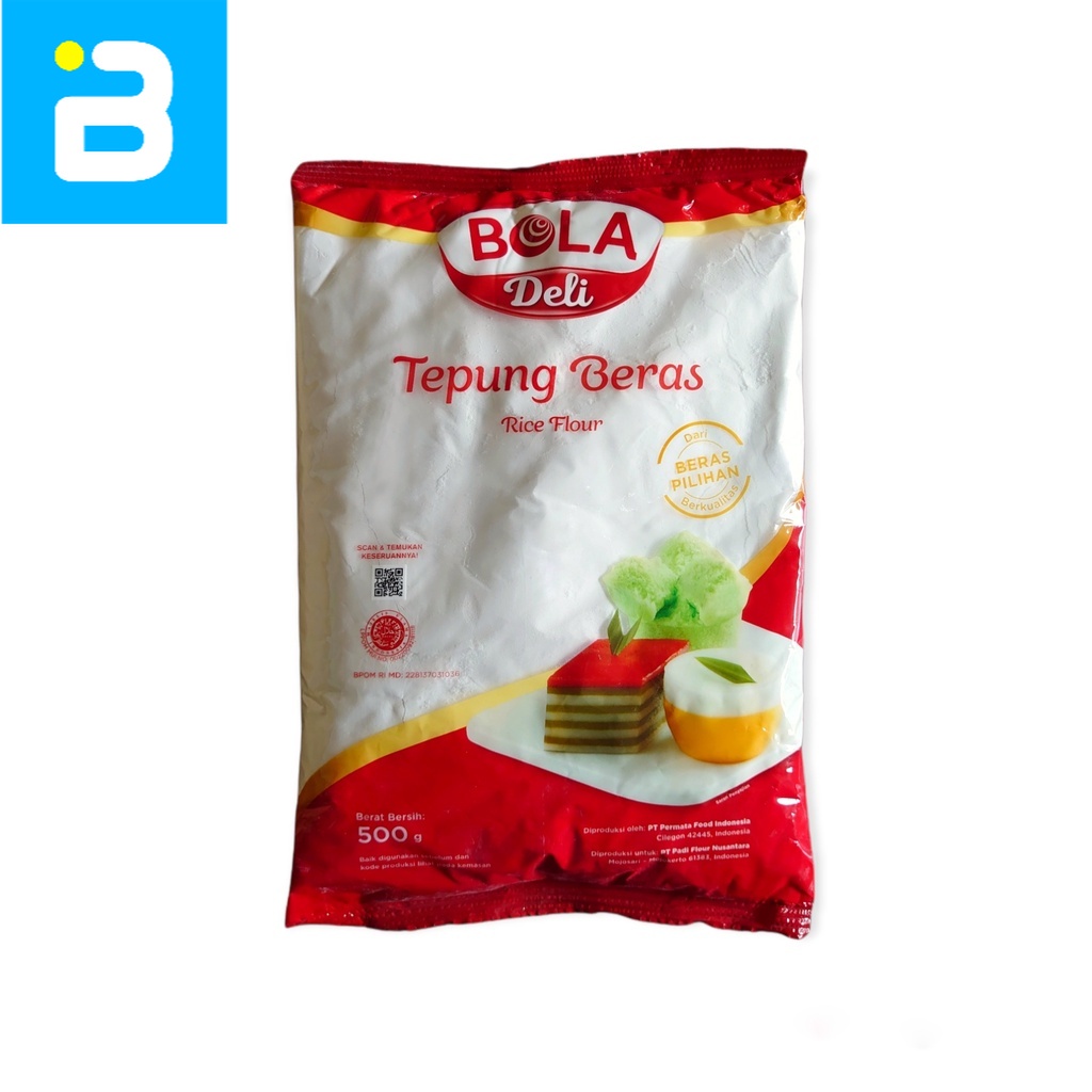 

Tepung Beras Bola Deli 500 G