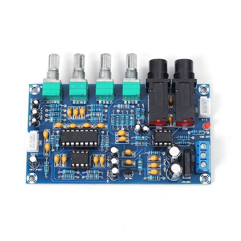 KIT ECHO MIC AUDIO REVERB XH-M173 PT-2399 MICROPHONE