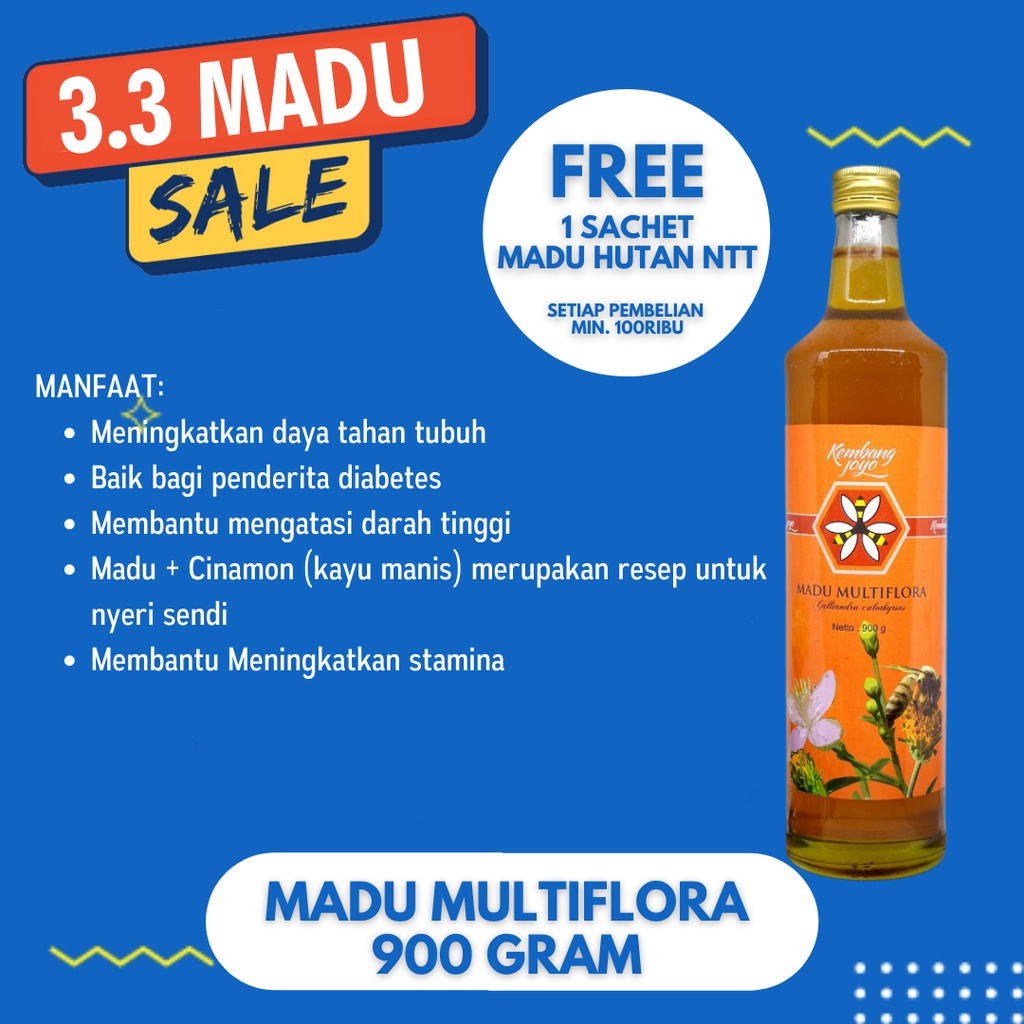 

Madu Kembang Joyo - Madu Multiflora 660 ml