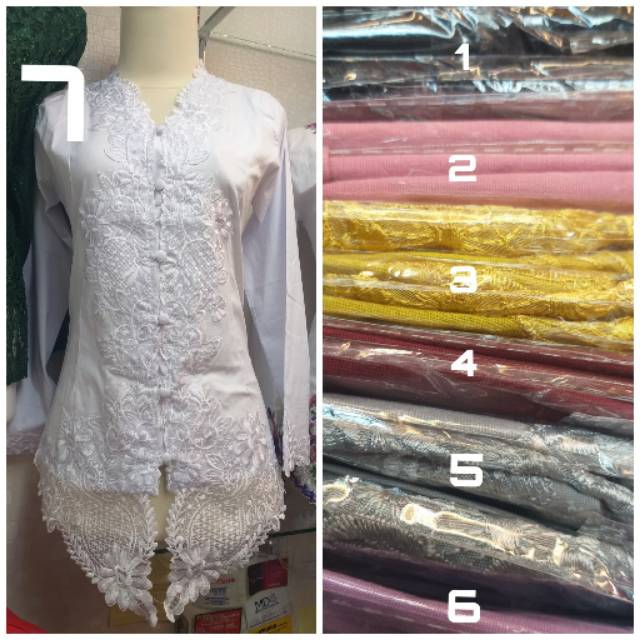 Kebaya bordir senada streach