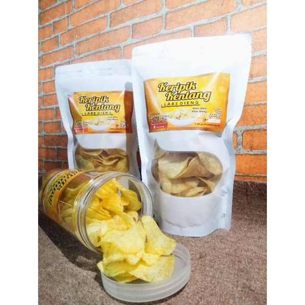 

Oleh-oleh Wonosobo Keripik Kentang Dieng alami non MSG grade 2 ~ Lare Dieng