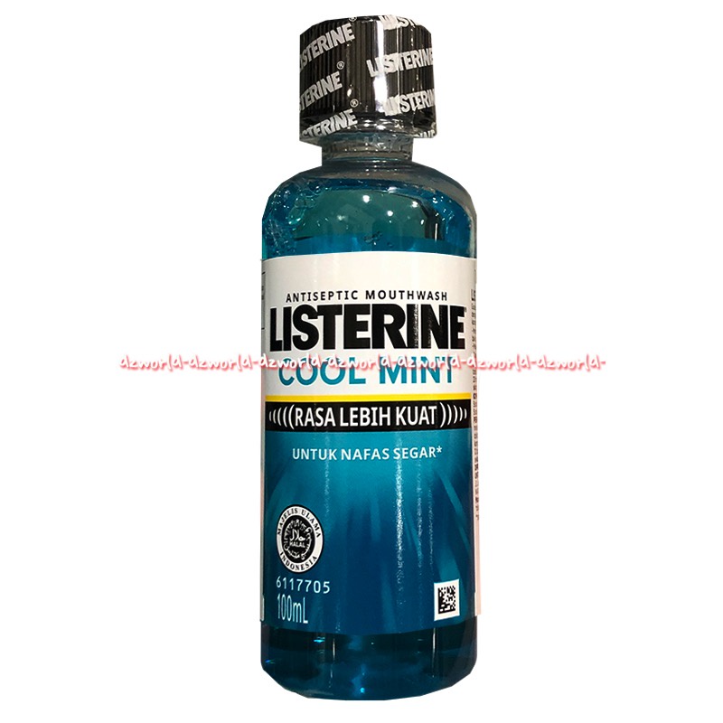 Listerine Cool Mint 100ml Natural Green Tea Freshburst Obat Kumur Kumur Mouthwash Mouth Wash Listerin