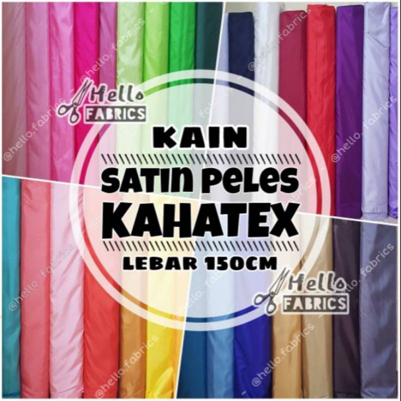 1 roll 50 yard kain satin peles kahatex