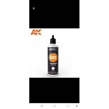 

AK 11238 Varnish Satin 100ml - Topcoat Acrylic Paint