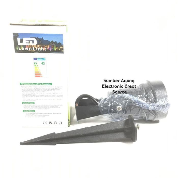 Lampu Taman Sorot Cahaya Kuning 3Mata 3000K Oska 9070 LED Outddoor IP6