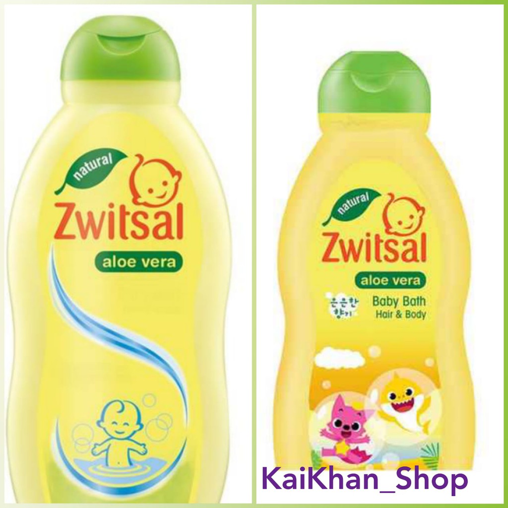 Zwitsal Baby Bath Hair &amp; Body Aloe Vera [200 mL]