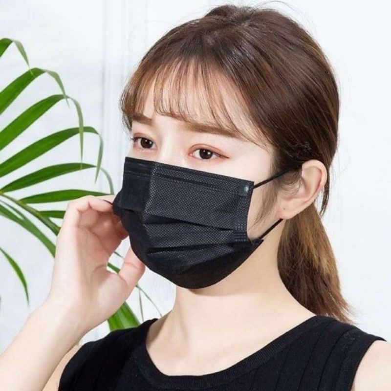 Masker isi 50pcs Warna Hitam