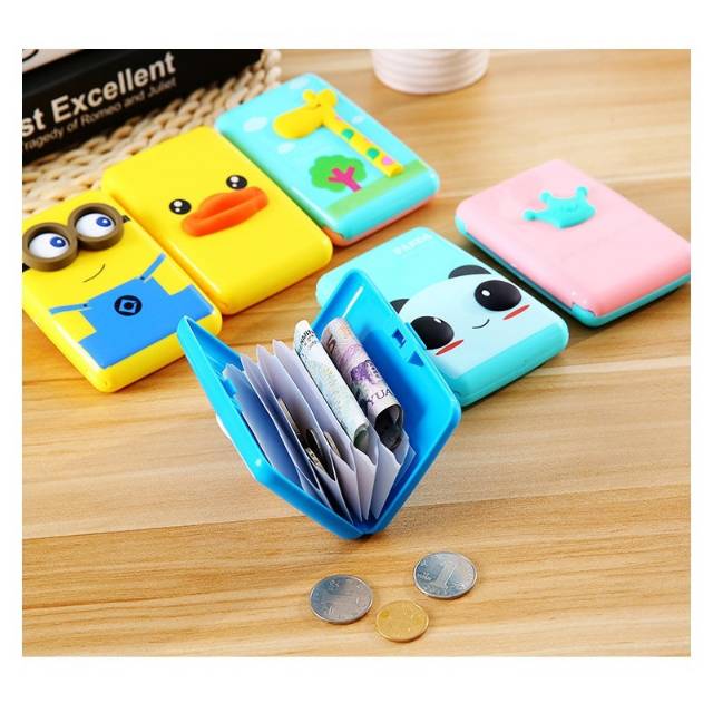 Dompet mini kartu nama/ ATM ID Card/ koin karakter