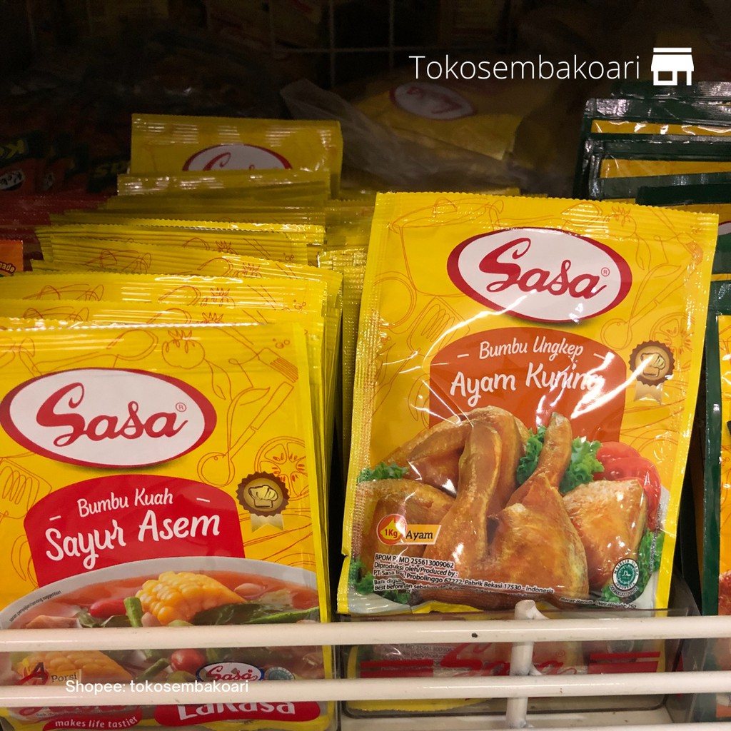 

Sasa Bumbu Ungkep Ayam Kuning 25 g x 1 pcs