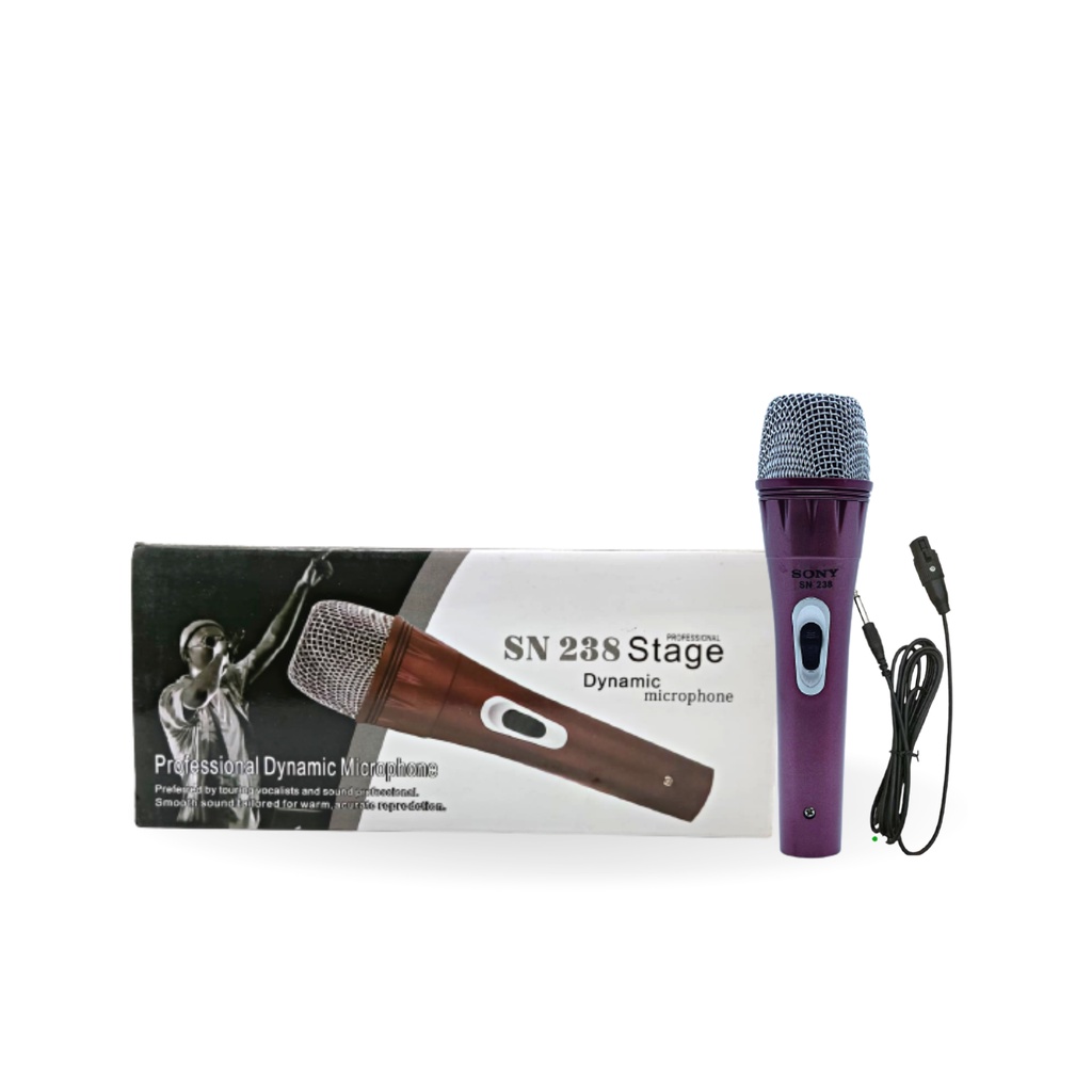 Kiseki Mic Kabel Sn-238 | Microphone Kabel Karoke | Mic Karoke Tipe Sn-238