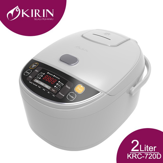 Kirin Digital Rice Cooker 2 Liter KRC-720D Stainess Steel / KRC 720 D