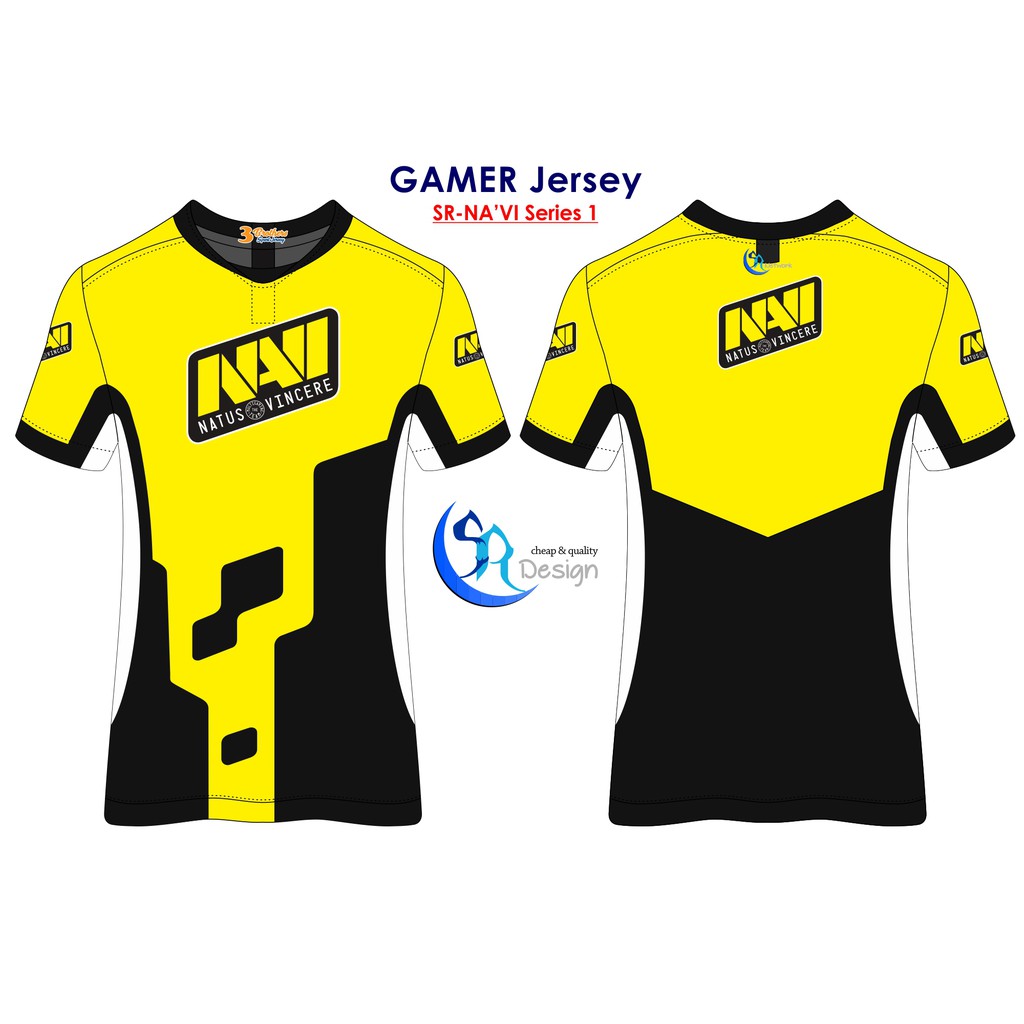 Jersey Gaming DOTA2 NAVI NATUS VINCERE CUSTOM SR-NA'VI