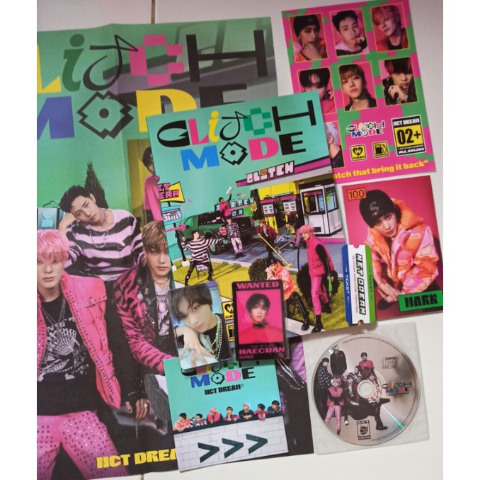 Unsealed Album NCT Dream Glitch Mode Photocard PC Haechan Jeno Set