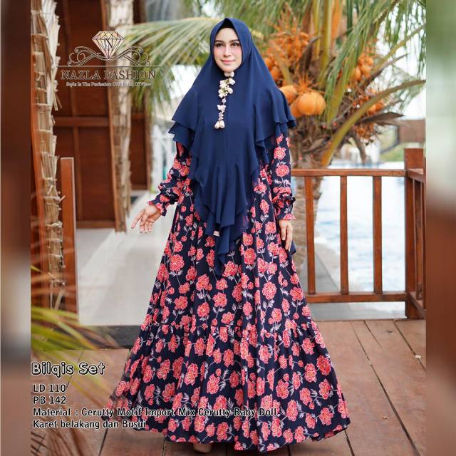 Bilqis Syari by Nazla Fashion