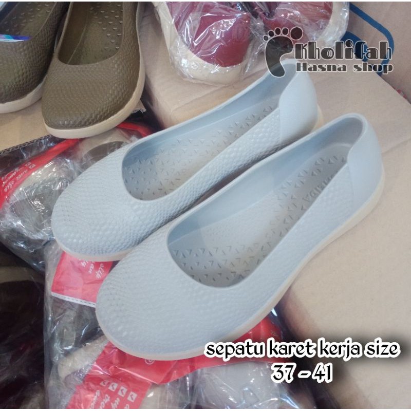 sepatu karet balet (yumeida ld 9098 l) sepatu karet kerja perempuan