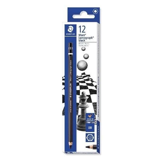 

Pensil Serut 2B / Pensil Raut Staedtler Mars Lumograph Black