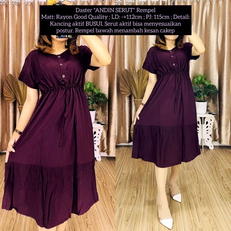 DRESS SERUT BALI/DRESS SERUT ANDIN/DRESS BALI