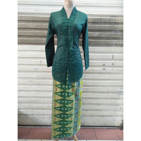 BAJU KEBAYA ENCIM BORDIR/ BAJU KEBAYA ENCIM MODERN/ BAJU KEBAYA ENCIM LENGAN PANJANG / BAJU KEBAYA E