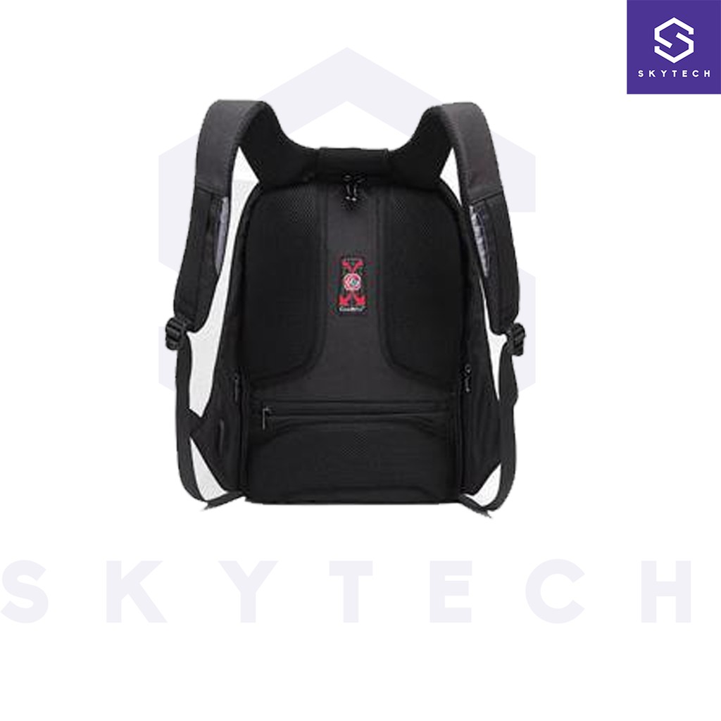 TAS RANSEL LAPTOP DENGAN USB CHARGER PORT - BLACK