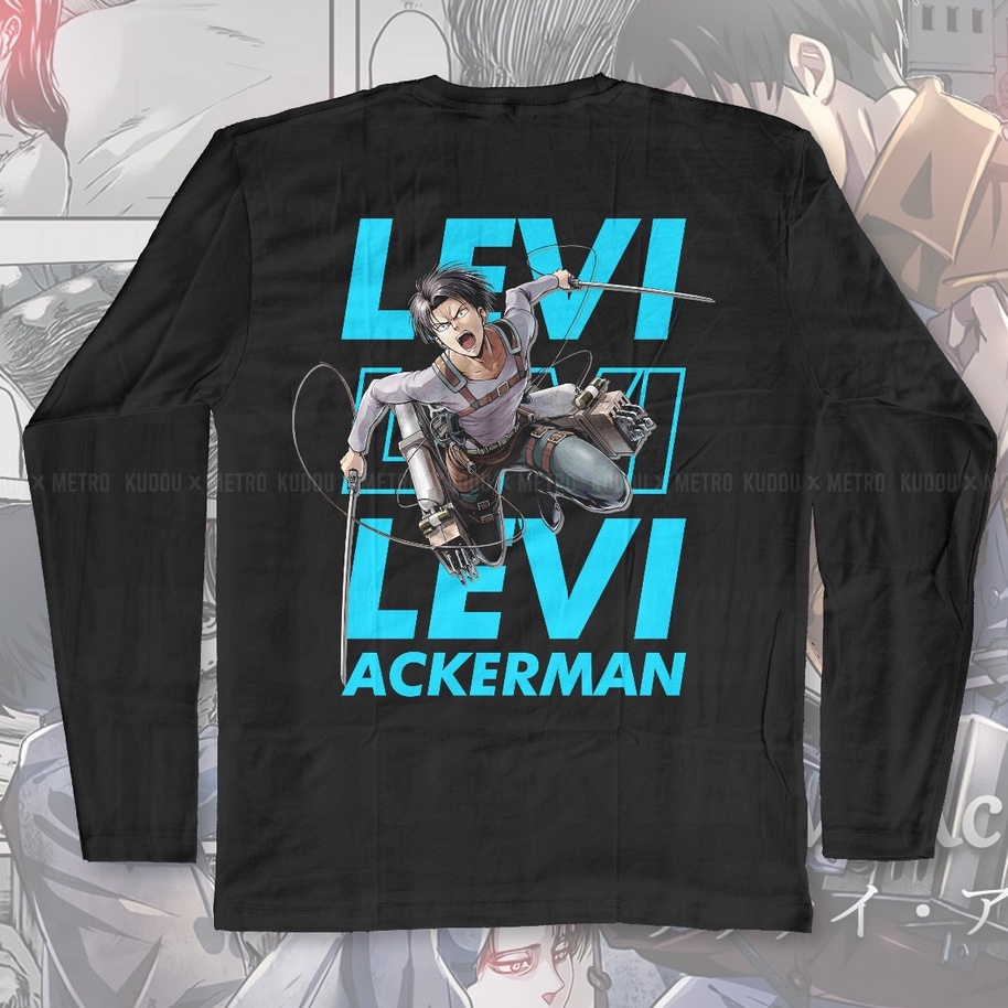 Longsleeve Levi Special Corps Anime Manga SNK Attack On Titan Premium Unisex